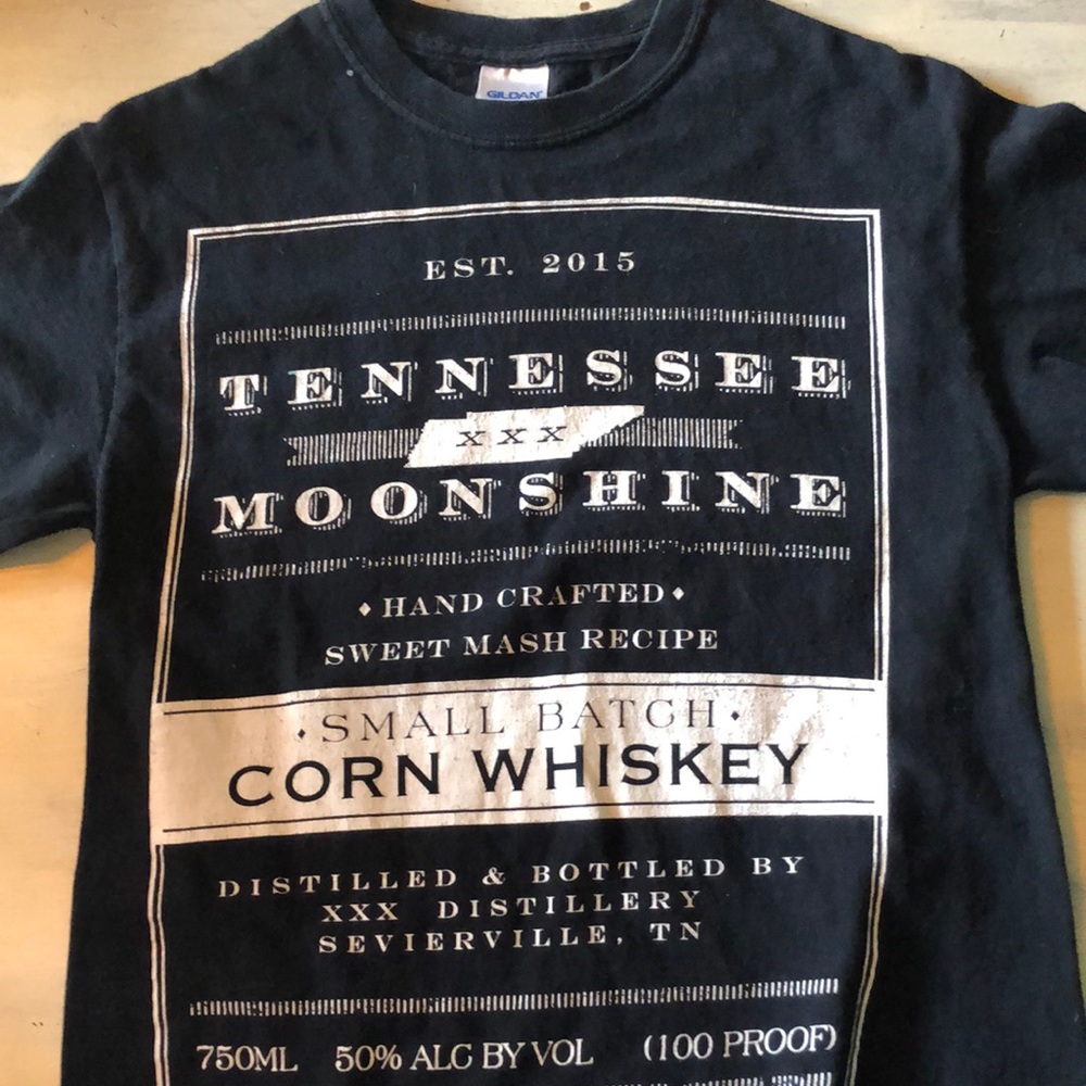 Tennessee moonshine shirt. Barely worn